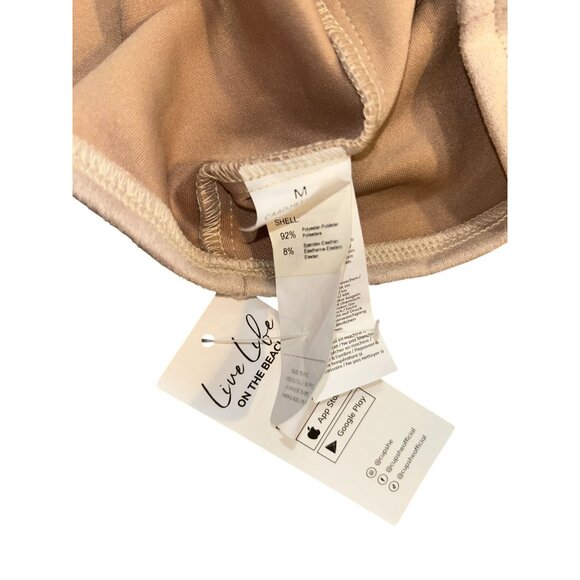 Cupshe Womens Faux Suede Button Front Skirt NWT Medium Old Money Villagecore - Picture 7 of 7